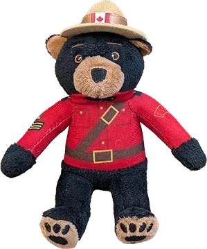 Mini Wall Toy, 5 inch RCMP Sergeant Black Bear