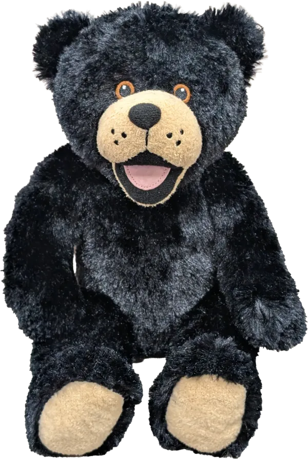 10 inch Happy Black Bear