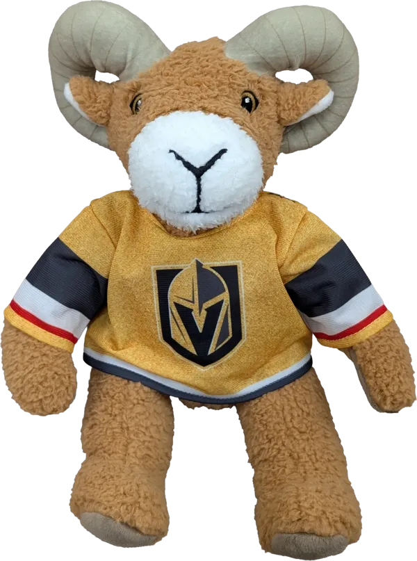 10 inch Curly Critter Ram, Vegas Golden Knights Jersey