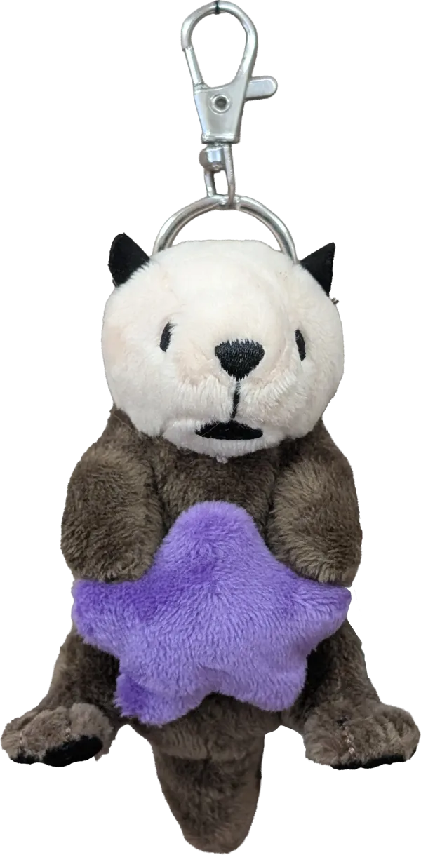 Zipper Pull, Sea Otter & Starfish