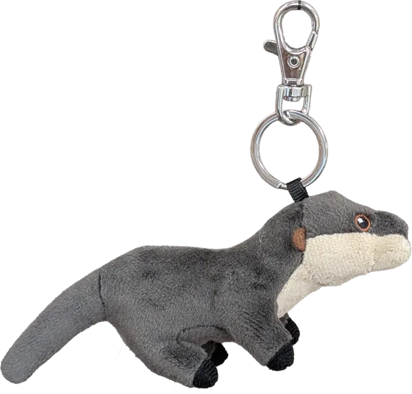 Zipper Pull, Natural River Otter