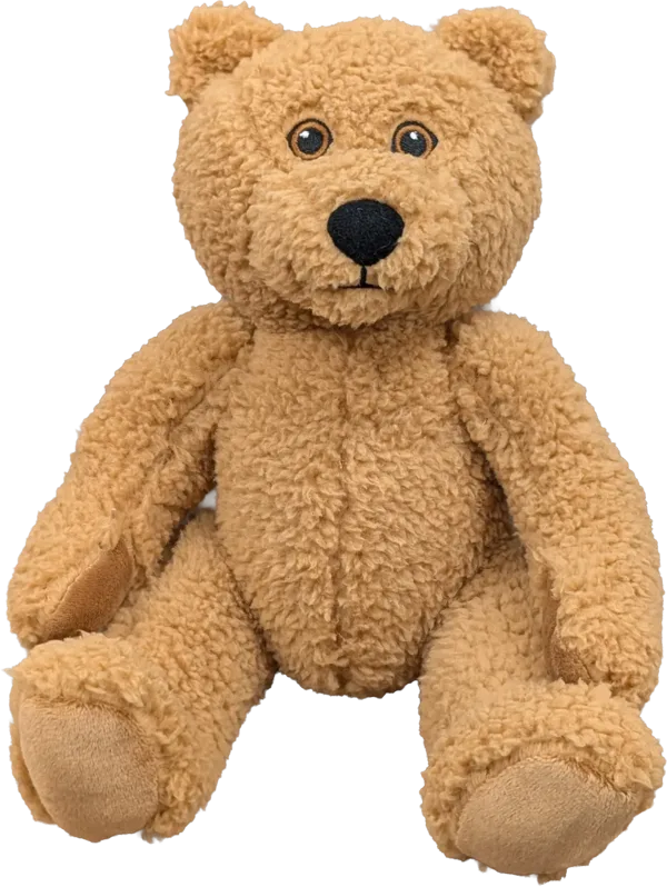 10 inch Curly Critter Brown Bear