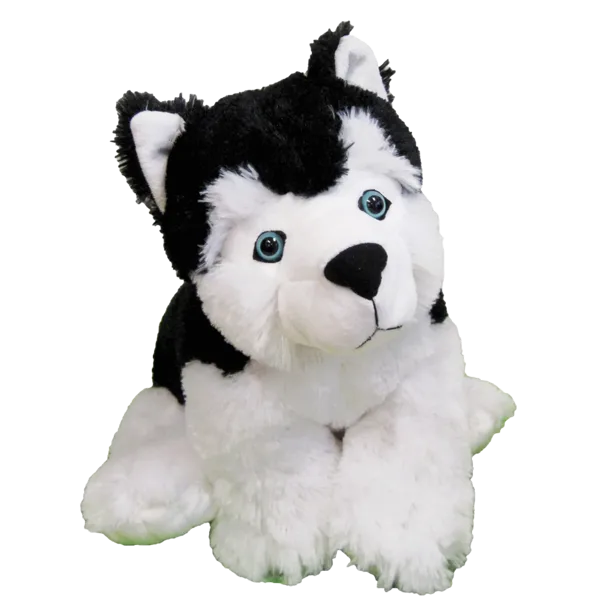 20 inch FloppyFoot Black Husky
