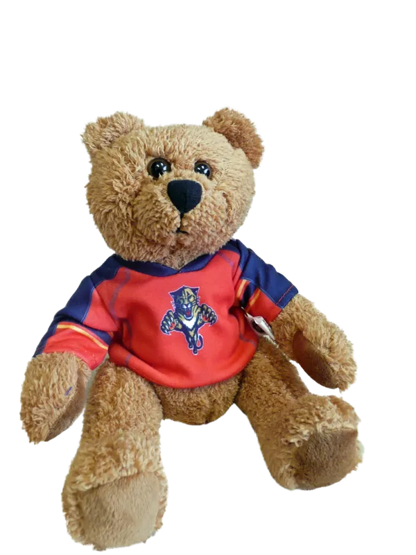 10 inch Curly Critter Brown Bear, Florida Panthers