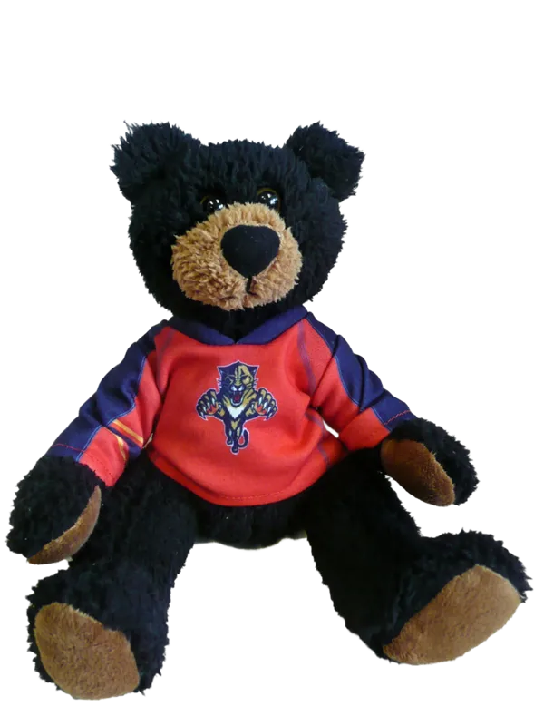 10 inch Curly Critter Black Bear, Florida Panthers