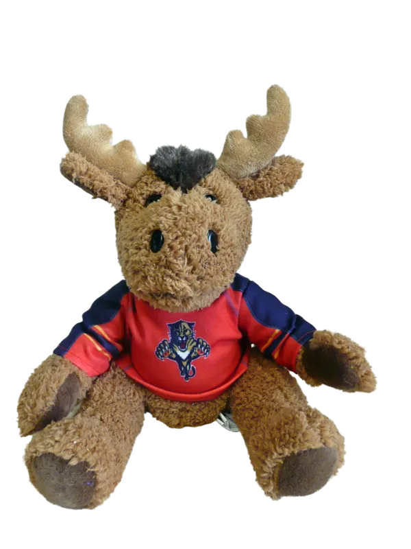 10 inch Curly Critter Moose, Florida Panthers