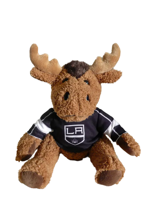 10 inch Curly Critter Moose, Los Angeles Kings Jersey