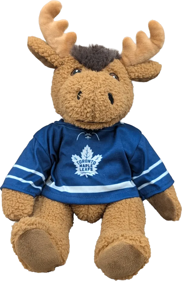 10 inch Curly Critter Moose, Toronto Maple Leafs