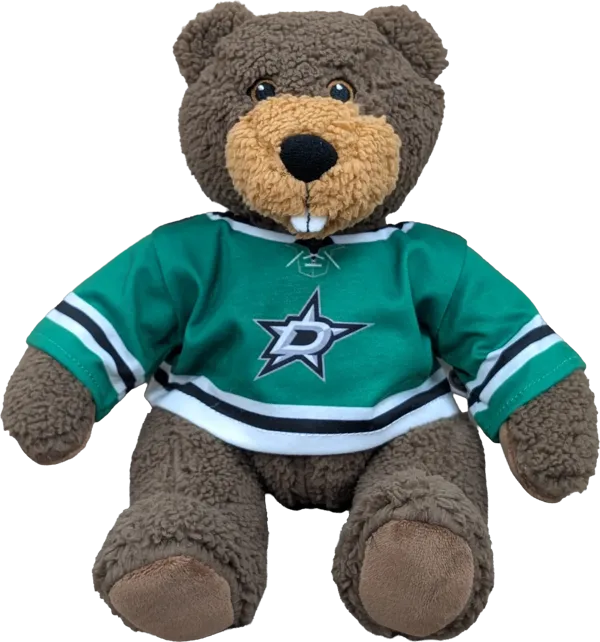 10 inch Curly Critter Beaver, Dallas Stars