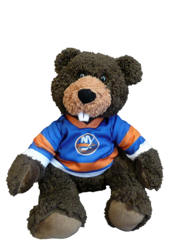 10 inch Curly Critter Beaver, New York Islanders