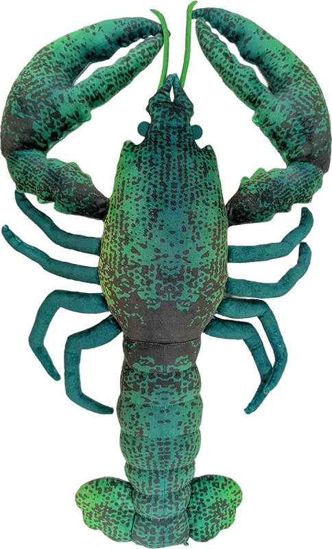 Custom green lobster plush